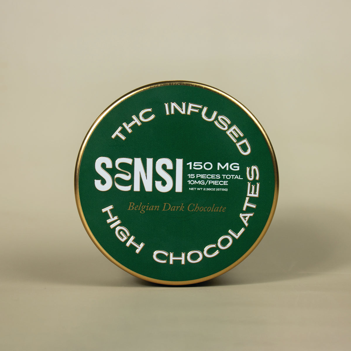 Sensi Belgian Dark Chocolate – 10mg THC edible chocolate