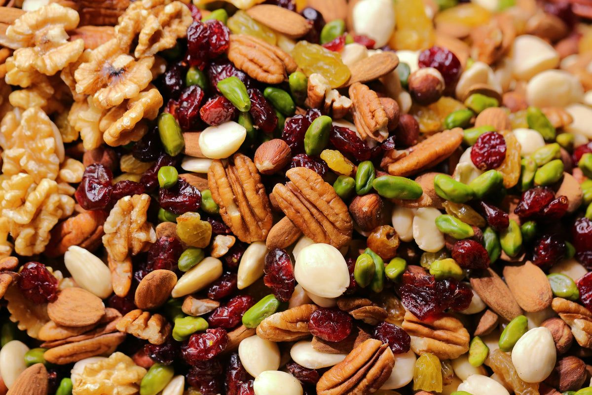 Mixed Nuts up close