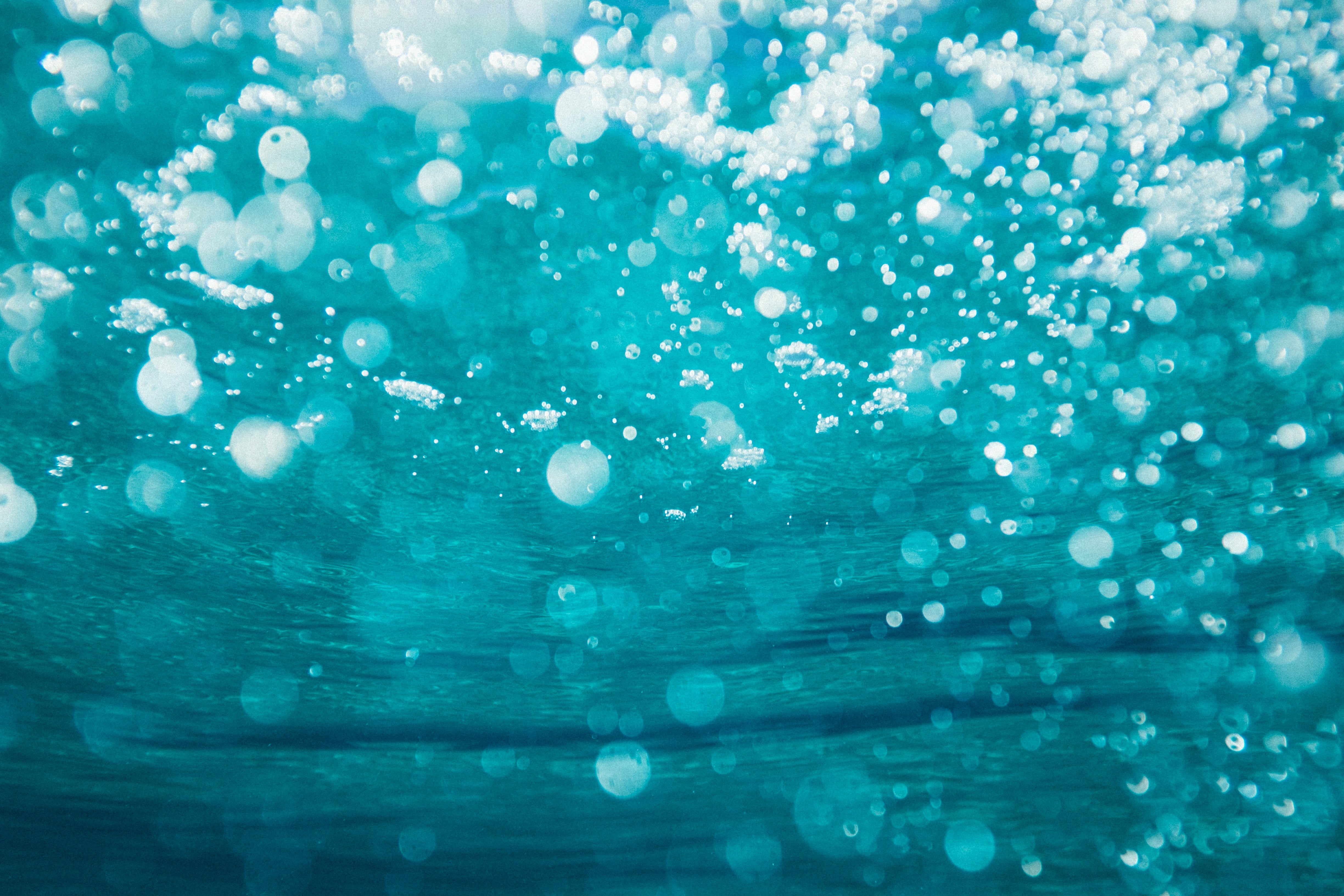 water with bubbles in it