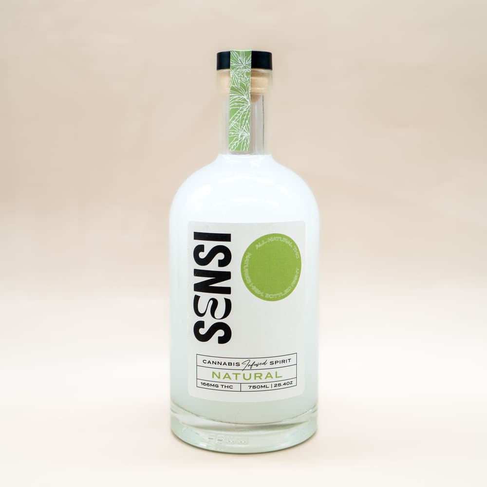 Sensi Spirit bottle – alcohol-free THC-infused spirit for cocktails