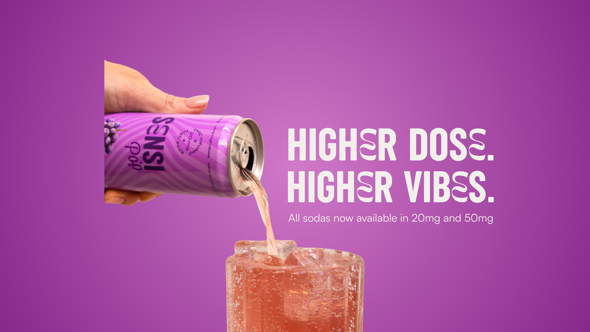 Sensi Grape THC Soda 20mg