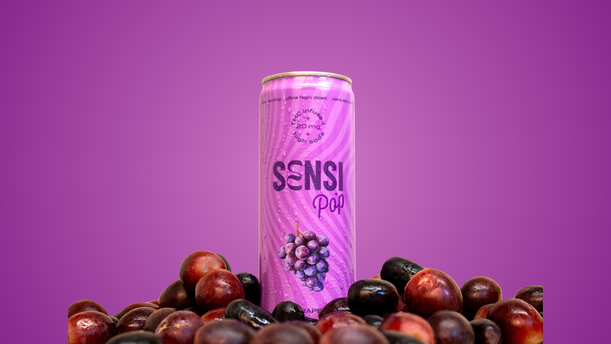 Sensi Grape THC Soda 20mg