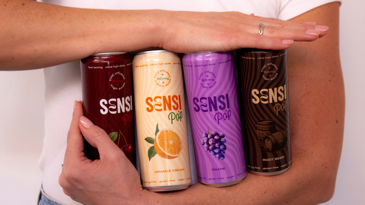 Sensi THC 50mg Sodas